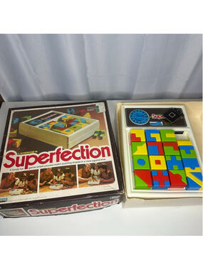Vintage Lakeside Superfection Board Game (For Parts)